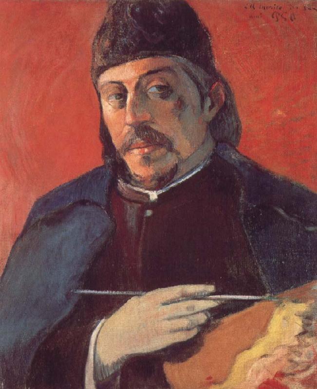Paul Gauguin Take a palette of self-portraits France oil painting art